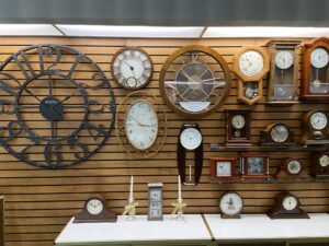 collection of clocks